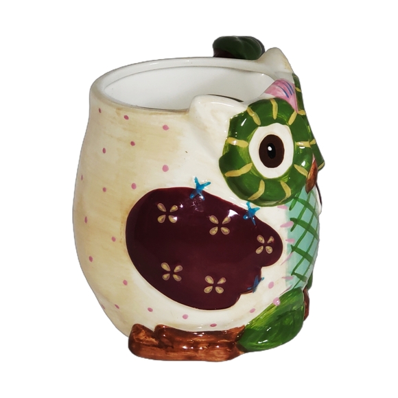 Embrace Quirky Sips of Joy with Pier 1 Olli the Adorable Owl Cup - Picture 3 of 7
